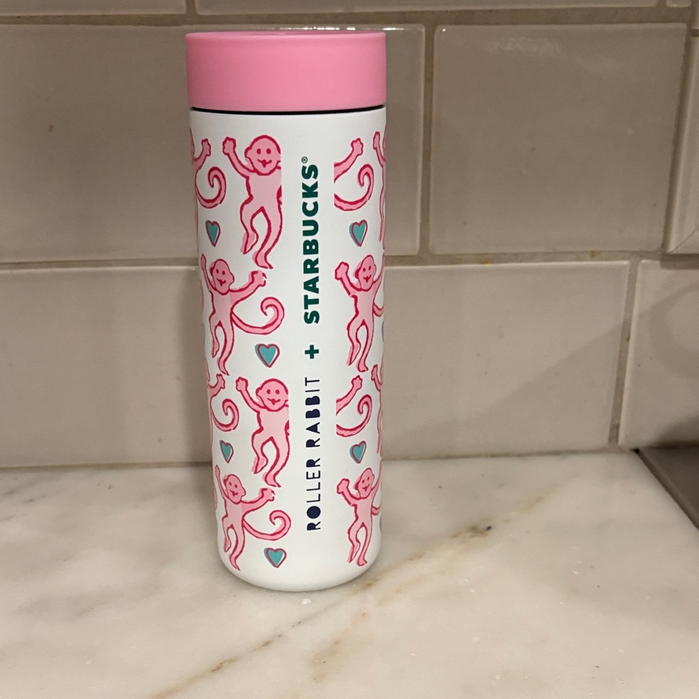 Pink and White Tumbler